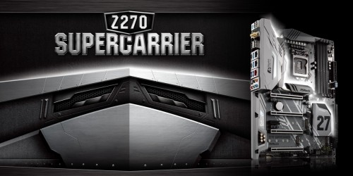 ASRock Z270 SuperCarrier mit Quad-SLI/Crossfire und 5-Gbit-LAN von Aquantia