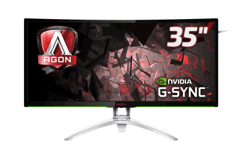 AOC AGON 35-Zoll-UltraWide-Gaming-Monitor mit G-Syc-Modul