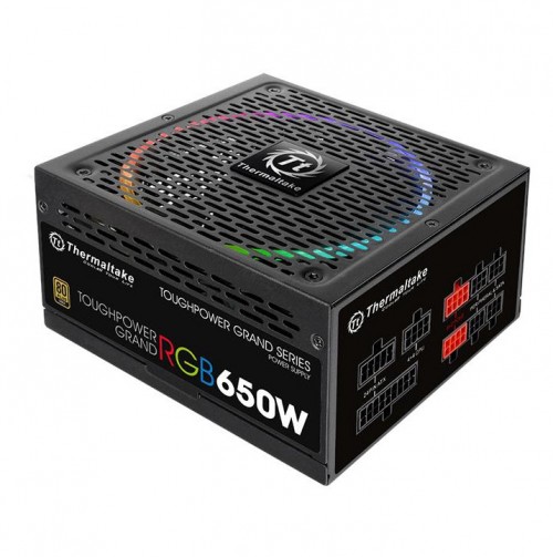 Thermaltake Toughpower Grand RGB 650W Gold - Vollmodulares Netzteil mit RGB-Beleuchtung