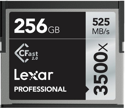 Lexar CFast 2.0: 512-GB-Speicherkarte erreicht 525 MB/s
