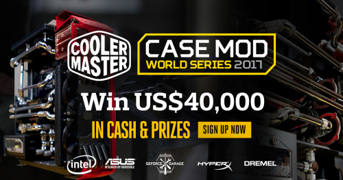 Cooler Master Case Mod World Series 2017 mit Gewinnen von 40.000 US-Dollar