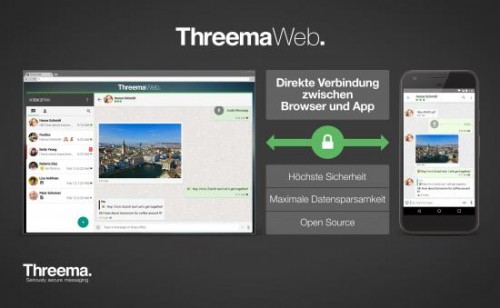 Threema ab sofort auch im Web-Browser nutzbar