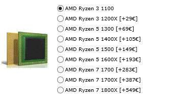 AMD Ryzen: Erste Komplett-PCs bestellbar - Die CPU-Preise