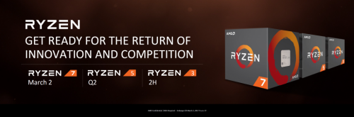 AMD Ryzen 5 und Ryzen 3: Release der Six- und Quad-Core-CPUs später im Jahr geplant