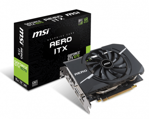MSI stellt GeForce GTX 1070 als AERO-ITX-Modell vor