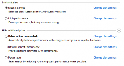AMD stellt optimierten Energiesparplan für Ryzen-CPUs zum Download bereit