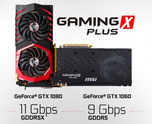 MSI Gaming X Plus: Erste GeForce GTX 1080 mit schnellerem Speicher