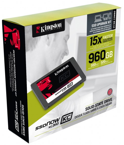 KC310 SSD 960GB Upgrade Bundle Kit Retail Packaging SKC310S37A 9