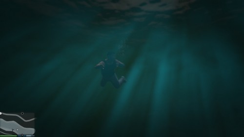 GTA V: Sanftes Licht unter Wasser