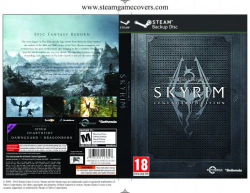 Steam game cover skyrim