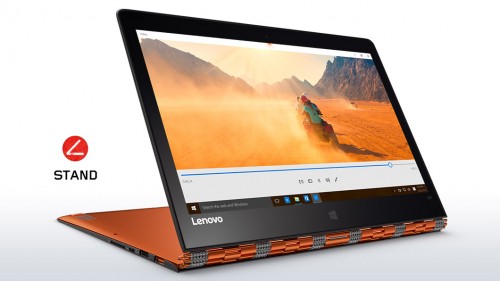 Lenovo laptop yoga 900 13 orange stand mode 1