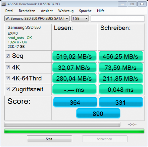 As ssd bench Samsung SSD 850 21.04.2016 02 56 54