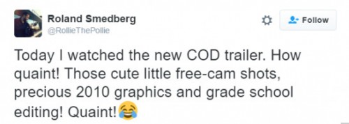 Smedberg cod trailer reaktion
