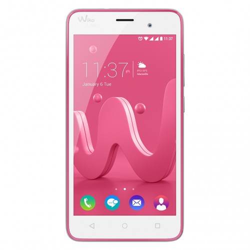 Wiko JERRY Pink Silber 01