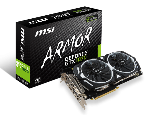 Msi geforce gtx 1070 armor 8g oc product pictures boxshot 2