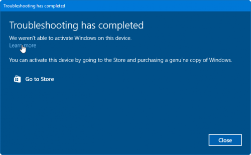 Fix activation issues in Windows 10 with this troubleshooter pic3