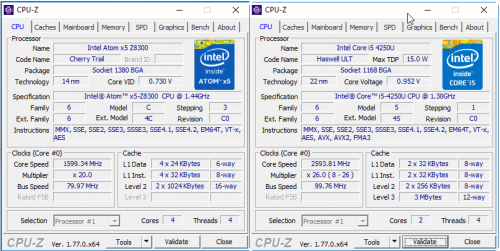 CPU Z Seite 2