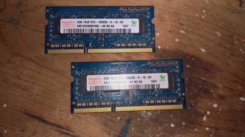 2x2GB DDR3 RAM Laptop