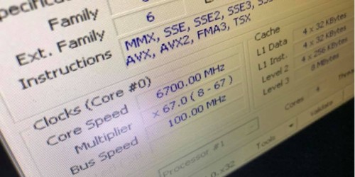 Intel Core i7 7700K 6.7 GHz