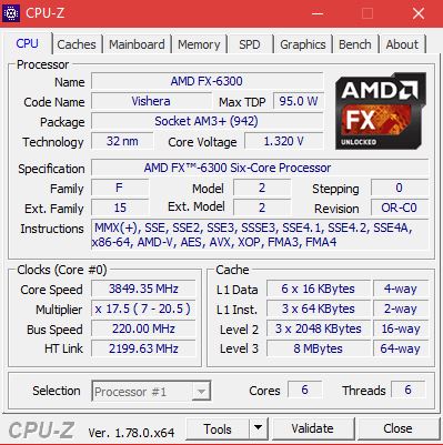 CPU Z CPU