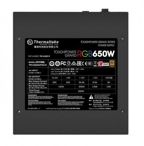 Thermaltake Toughpower Grand RGB 650W Gold 002
