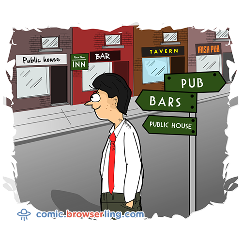 Geek joke: An SEO expert walks into a bar, bars, pub, inn, tavern, public house, Irish pub, drink, drinks, beer, alcohol...

For more nerd comics visit https://comic.browserling.com. New jokes about programming, web and browsers every week!