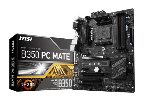 msi b350 pc mate product pictures boxshot
