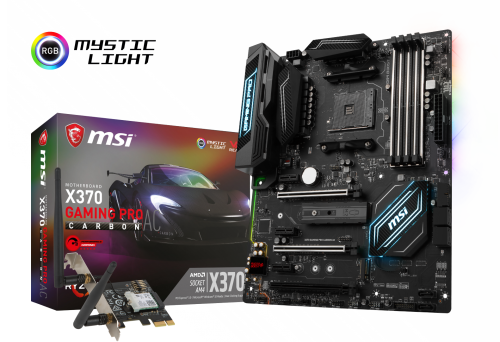 msi x370 gaming pro carbon ac product pictures box