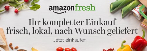 Amazon Fresh: 10 Euro Grundgebühr pro Monat