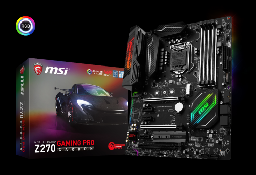 MSI Z270 Gaming Pro Carbon mit Unterstützung der SteelSeries Engine 3