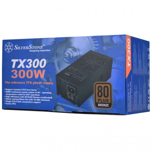 SilverStone TFX 300: TFX-Netzteil mit 300 Watt