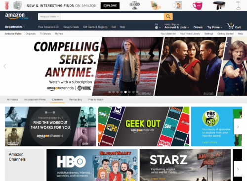 Amazon Channels: Pay-TV-Angebot soll auch in Deutschland starten