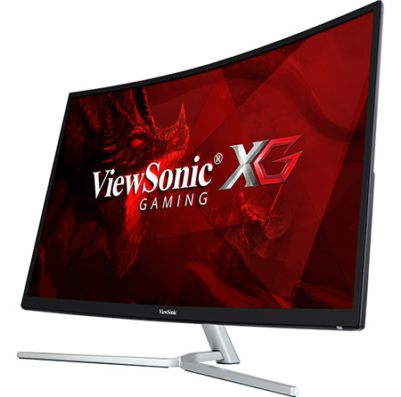 ViewSonic XG3202-C: Gebogener Gaming-Monitor mit 144 Hz und FreeSync