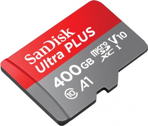 WD: SanDisk Ultra Plus MicroSD-Karte mit 400 Gigabyte Speicherplatz