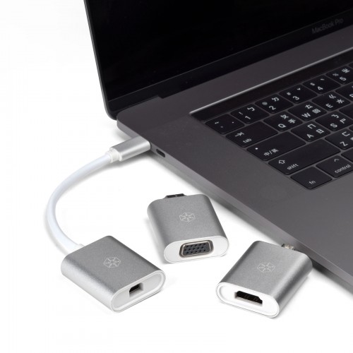 SilverStone EP11S: USB-Typ-C auf HDMI/VGA/Mini-DP-Adapter vorgestellt