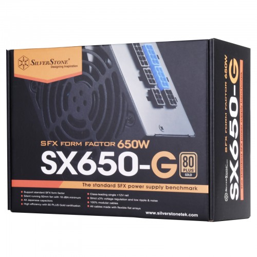 SilverStone SX500G/SX650G: Modulare FSX-Netzteile mit 92-mm-Lüftern