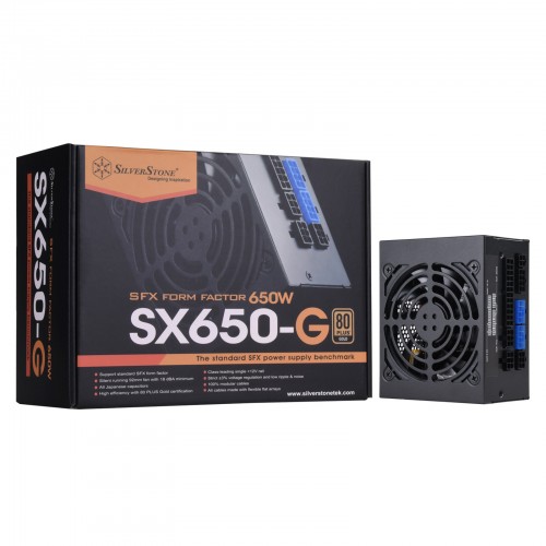 SilverStone SX500G/SX650G: Modulare FSX-Netzteile mit 92-mm-Lüftern