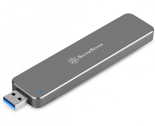 SilverStone MS09C: USB-3.1-Gen2-Gehäuse für M.2-SSDs