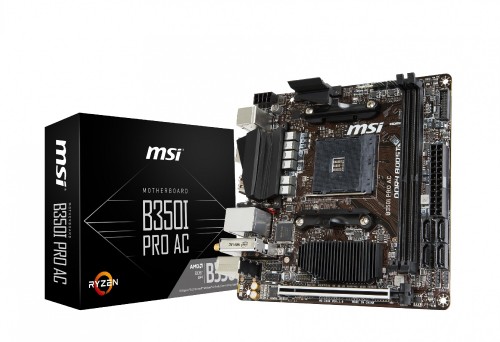 MSI B350I PRO AC: Neues Mini-ITX-Board für AMD Ryzen