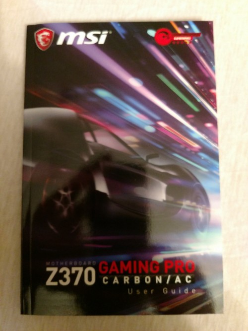 12. MSI Z370 Gaming Pro Carbon AC Handbuch