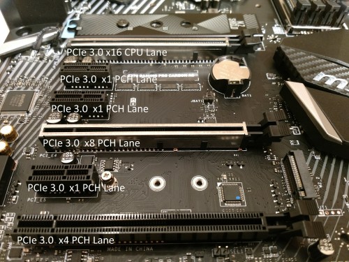 20. MSI Z370 Gaming Pro Carbon AC PCIe & M.2 Slots