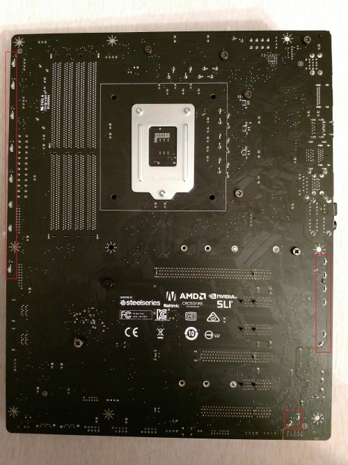 33. MSI Z370 Gaming Pro Carbon AC Mainboard Rückseite