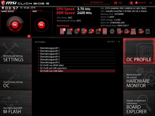 514. BIOS Advanced OC Profile