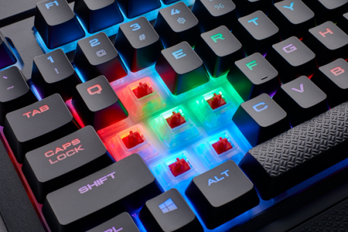 Corsair K68 RGB Gaming-Tastatur: Tastatur mit Spritzwasserschutz