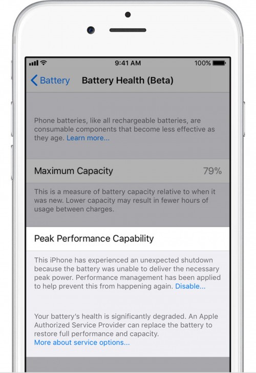 Apple hebt CPU-Drossel mit neuer iOS-Beta-Version auf