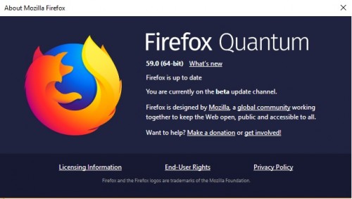 Firefox 59: Privatsphäremodus überarbeitet