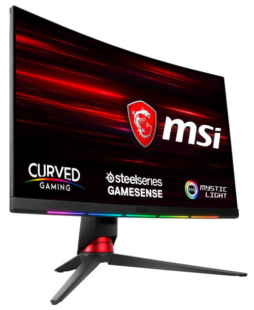 MSI Optix MPG27: Curved-Gaming-Monitore mit GameSense und PrismSync