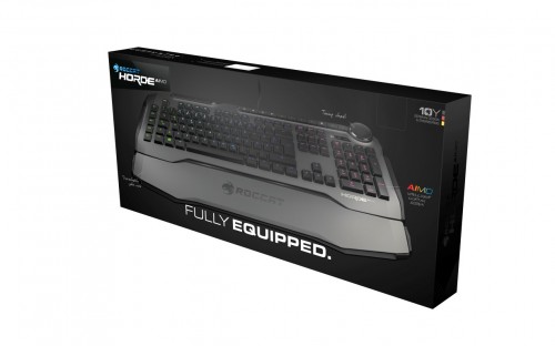Roccat Horde Aimo: RGB-Gaming-Tastatur mit Membranical-Tasten