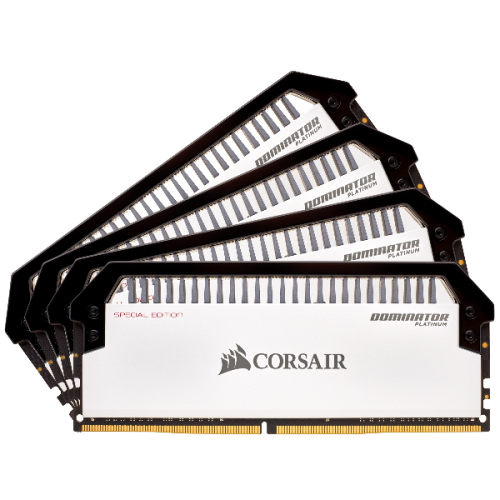 Corsair Dominator Platinum Special Edition: RAM-Module mit weißen Heatspreader