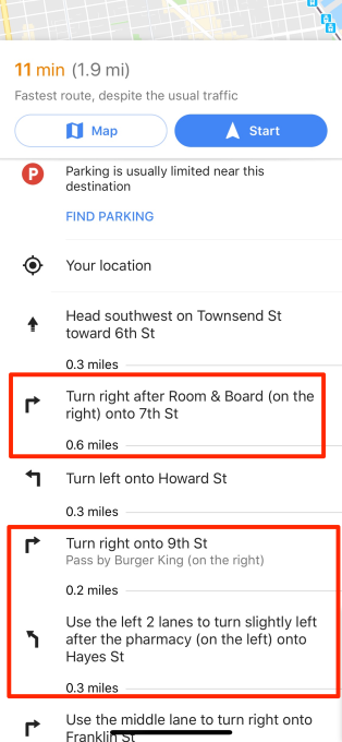 Google Maps: Navigation bezieht künftig die unmittelbare Umgebung mit ein